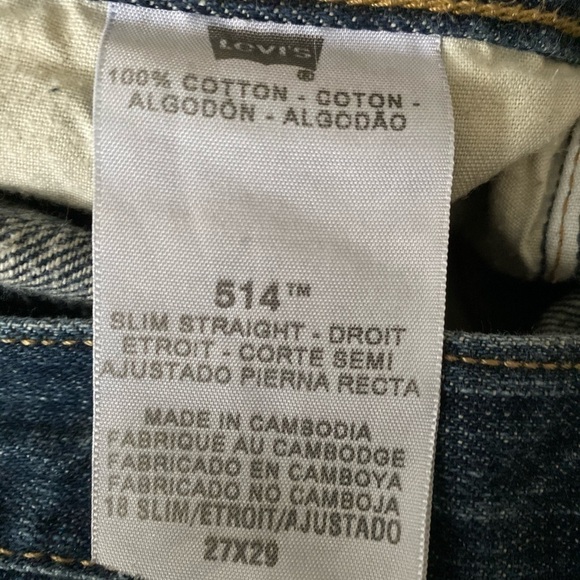 LEVI’S vintage 514 slim straight jeans - Picture 9 of 10